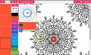 Mandala coloring game 3