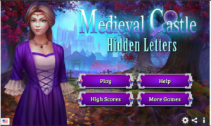 Medieval castle hidden letters game 1